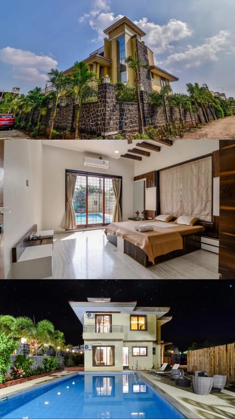 Property building, Patio, Pool view, Swimming pool, sunbed