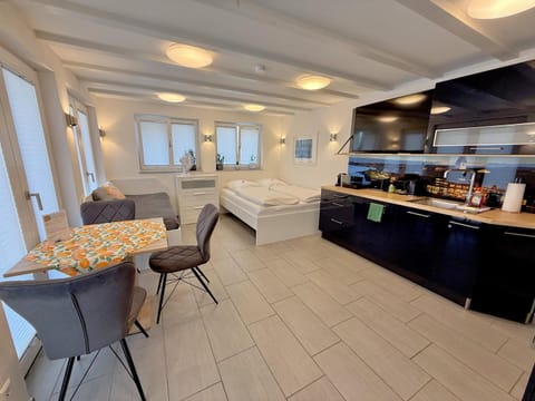 Bed, Kitchen or kitchenette, Bedroom, kitchen