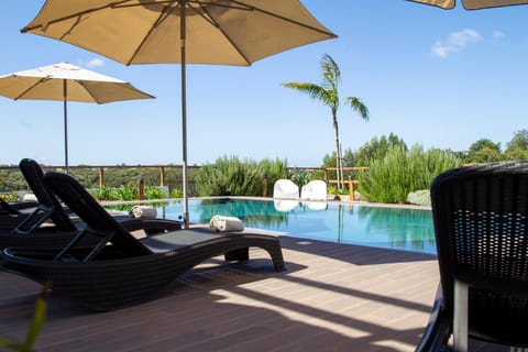 Pool view, sunbed