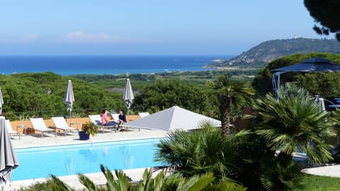 Property building, Natural landscape, Garden, Beach, Garden view, Pool view, Pool view, Sea view, Swimming pool
