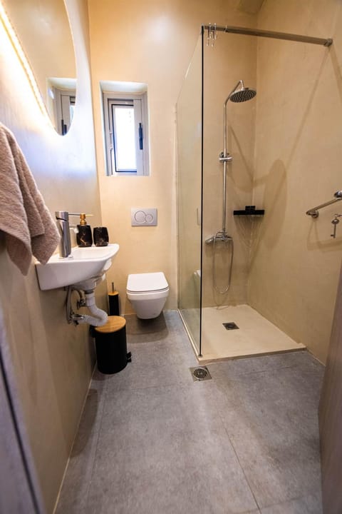 Shower, Toilet, Bathroom, towels