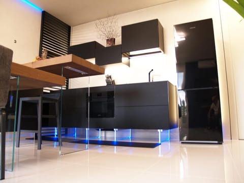 Kitchen or kitchenette, kitchen