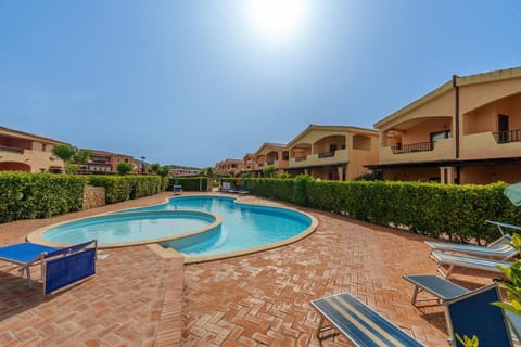 Property building, Living room, Swimming pool