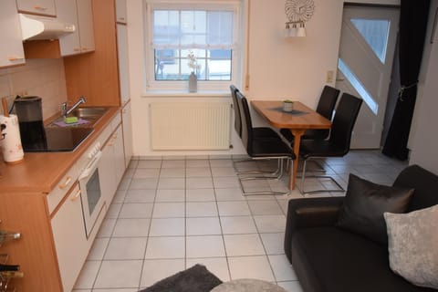 Kitchen or kitchenette, Living room, Dining area