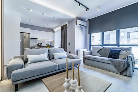 Living room, Seating area, air conditioner