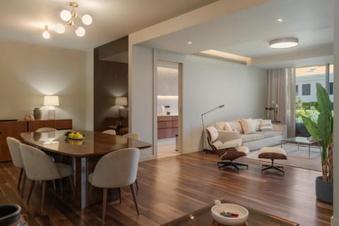 Living room, Seating area, Dining area