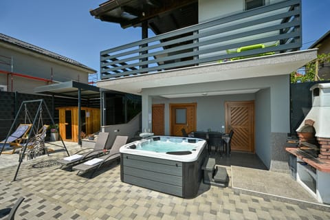 Patio, Day, Pool view, Swimming pool