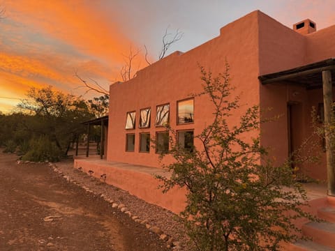 Property building, Sunset