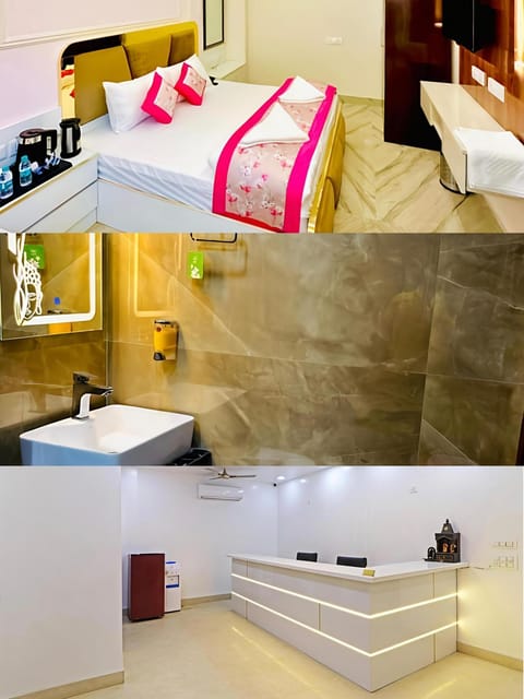 Bed, Photo of the whole room, Bedroom, hair dresser