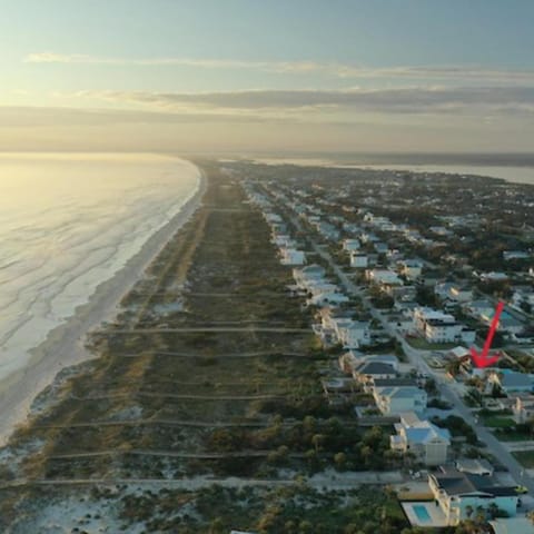 Atlantic View Heated Pool Spa Firepit Beach House in Butler Beach