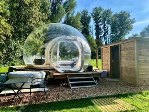 La bulle du Bon'Heure Luxury tent in Wallonia, Belgium