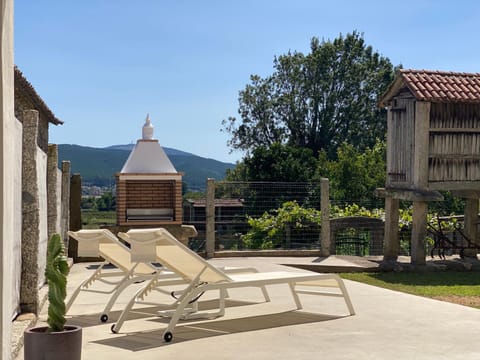 Patio, BBQ facilities, sunbed