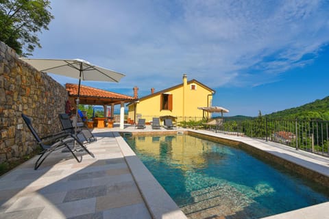 Property building, Pool view, Swimming pool, sunbed