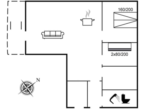 Holiday Home Minka - 58m from the sea by Interhome House in Lønstrup