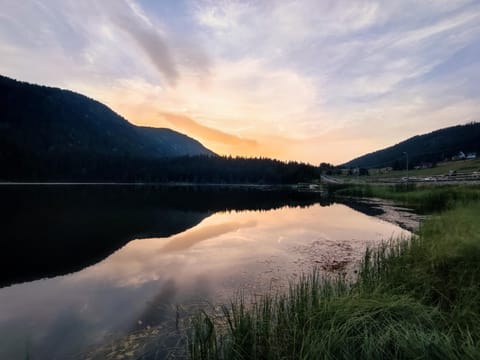 Nearby landmark, Day, Natural landscape, Lake view, Mountain view, Sunset