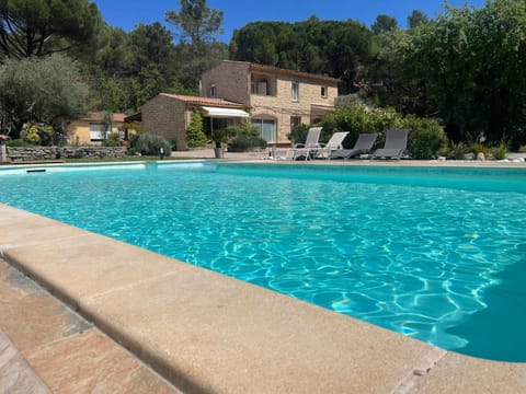 Property building, Patio, Pool view, Swimming pool