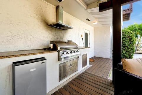 BBQ facilities, stove