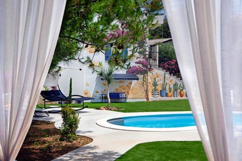 Summer, Garden, Decorative detail, Garden view, Pool view, Swimming pool