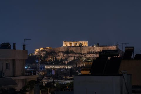 Night, City view, Landmark view