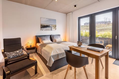 Property building, Living room, Bedroom