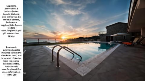 Pool view, Swimming pool, Sunset