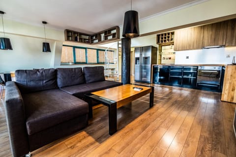 Kitchen or kitchenette, Living room, Seating area, oven, pet friendly