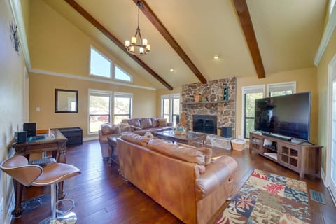 Spacious Arkansas Abode with Balcony and Fire Pit! House in Fort Smith