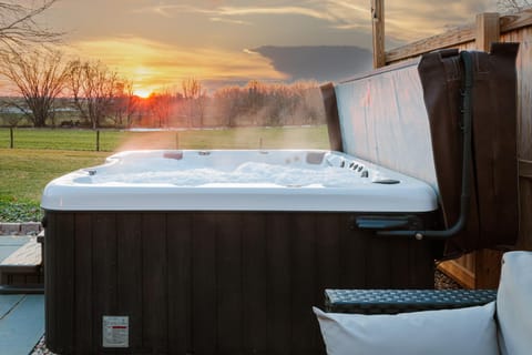 Hot Tub, Sunset