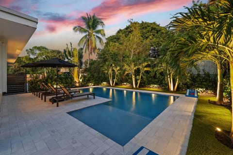 Day, Night, Garden, Garden view, Pool view, Swimming pool
