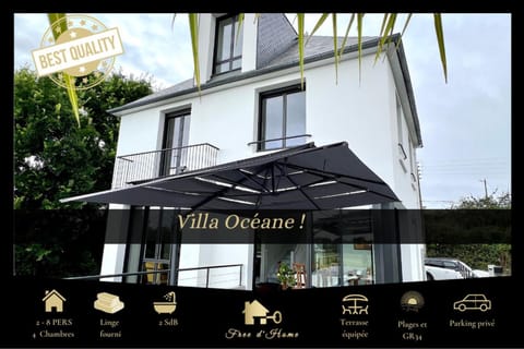 La Villa Océane, Elegante, Plages, GR34, 2-8 pers Villa in Clohars-Carnoët