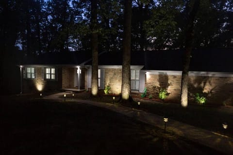 Property building, Night, Natural landscape