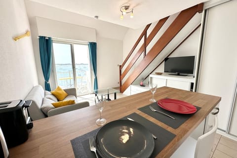 Pieds dans l'eau ! T2 Top Cosy Vue mer 180 Apartment in Brittany
