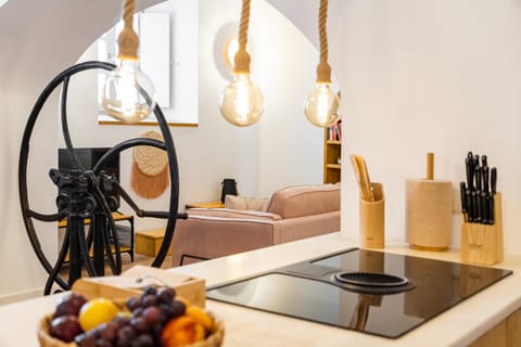 Kitchen or kitchenette, Living room