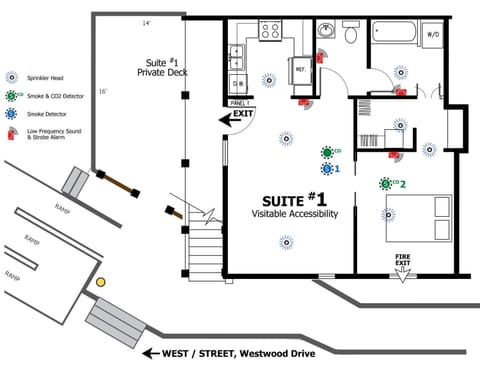 Property building, Patio, Balcony/Terrace, Floor plan, Text overlay