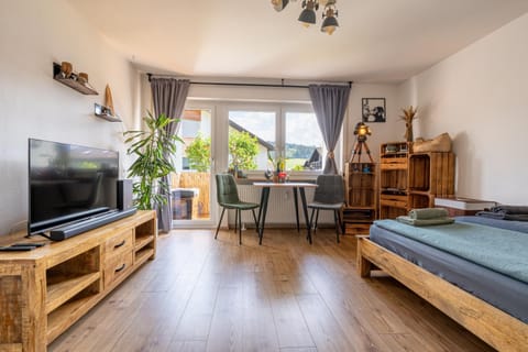Bed, Living room, Seating area, Bedroom, Mountain view, Mountain view, room service