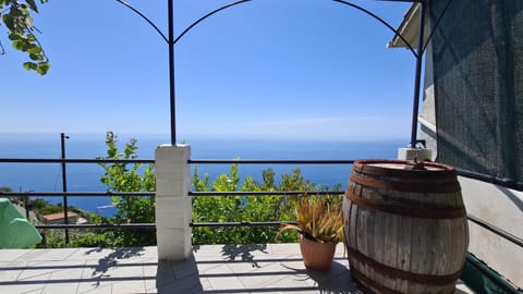 Patio, Day, Natural landscape, View (from property/room), Balcony/Terrace, Sea view