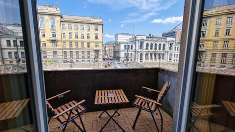 Property building, Day, View (from property/room), Balcony/Terrace, City view, Location