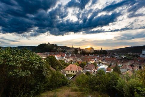 Nearby landmark, Day, Natural landscape, City view, Sunset