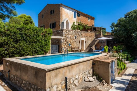 Property building, Living room, Swimming pool
