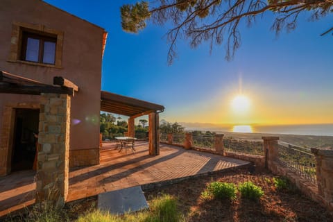 Natural landscape, Balcony/Terrace, Sea view, Sunset