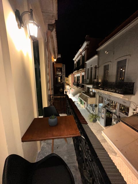 Property building, Night, View (from property/room), Balcony/Terrace