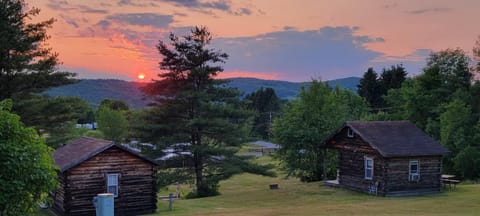 Natural landscape, Mountain view, Sunset