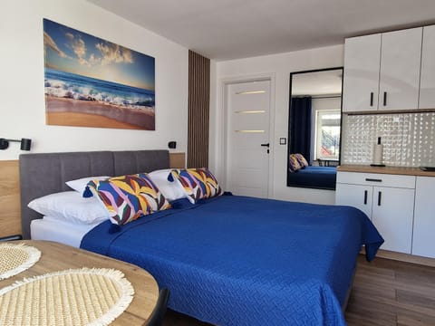 Bed, Kitchen or kitchenette, Photo of the whole room