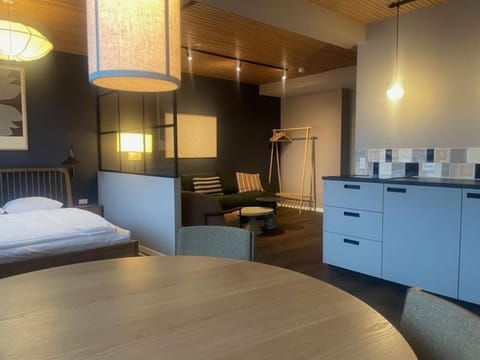 Kitchen or kitchenette, Bedroom