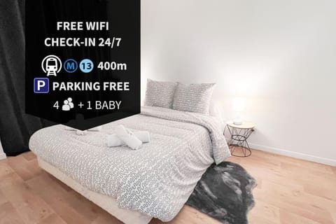 Appart Pleyel familiale, St Denis, Paris, CGD Apartment in Saint-Denis, France