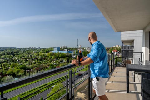 Balcony/Terrace, City view, Sunset