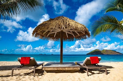 Beach, sunbed