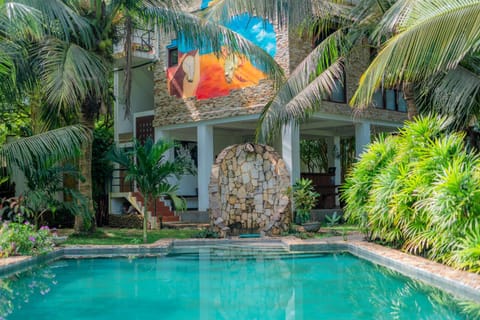 Property building, Pool view