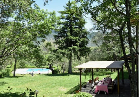 Spring, Day, Natural landscape, Garden, Garden view, Mountain view, Pool view, Swimming pool