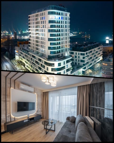 Night, TV and multimedia, Living room, Evening entertainment, City view